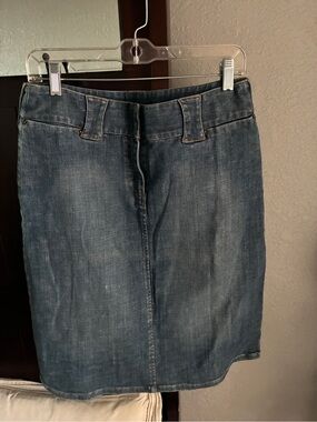 Never Worn! Harold's blue denim skirt with stitched waist